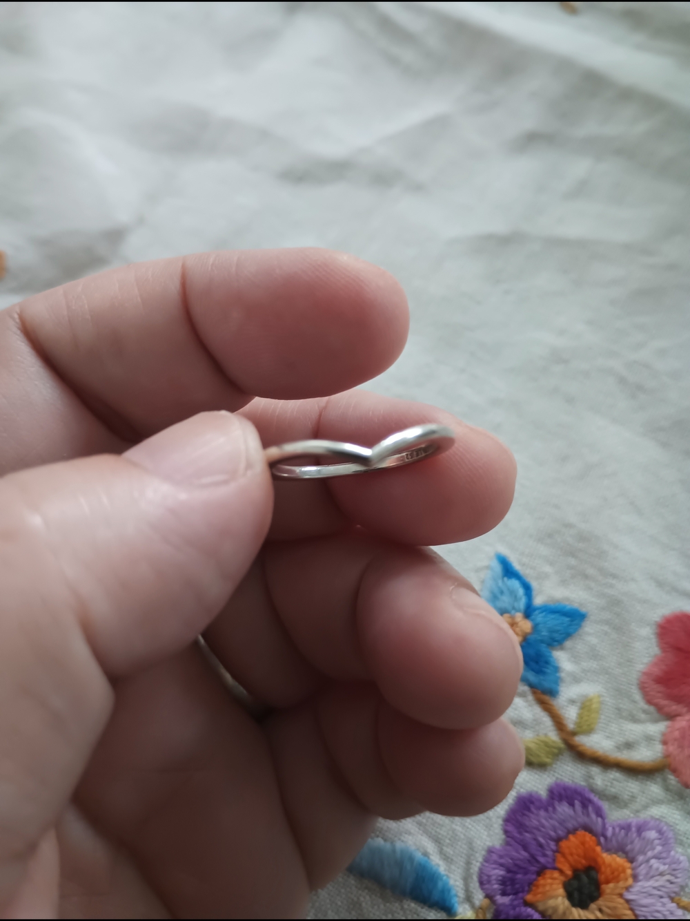 Pandora Sterling Silver Ring SZ :52